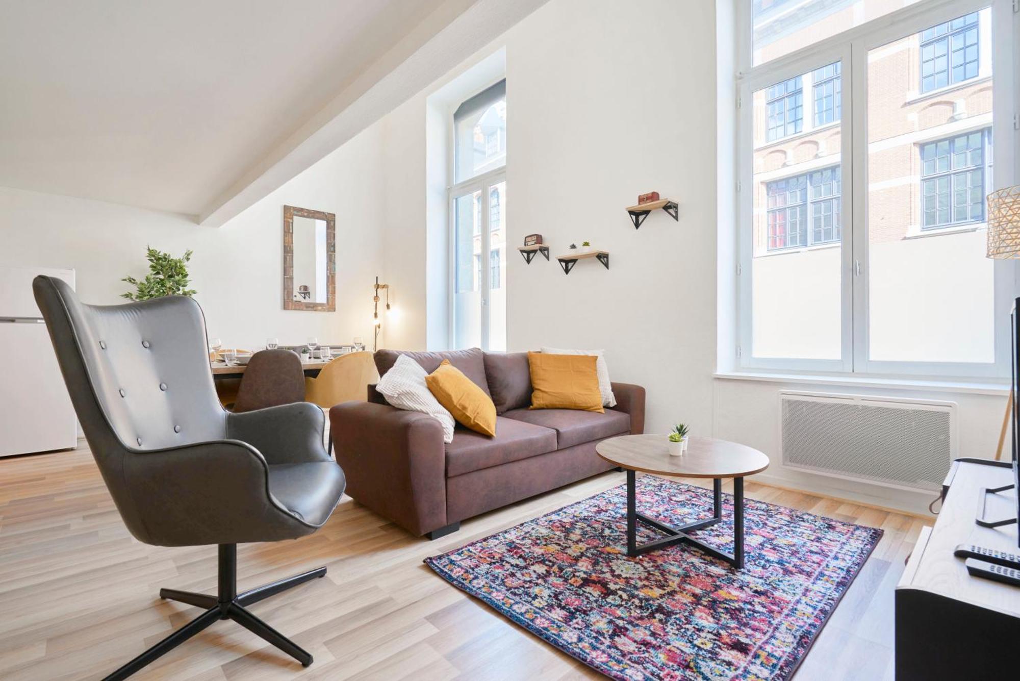 Locationstourcoing - Le Loft Apartment Bagian luar foto